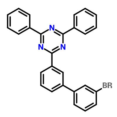 2-(3-溴联苯)-3-基-4,6-二苯基-1,3,5-三嗪 CAS1606981-69-4 C27H18BrN3
