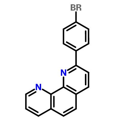 2-(4-溴苯基)-1,10-菲啰啉 CAS 149054-39-7 C18H11BrN2