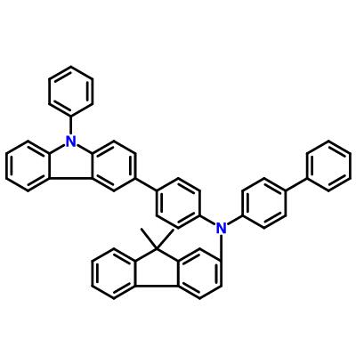 N-联苯-4-基-9,9-二甲基-N-[4-(9-苯基-9H-咔唑-3-基)苯基]-9H-芴-2-胺 CAS 1242056-42-3 C51H38N2