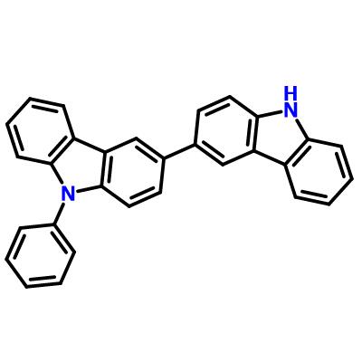 9'-苯基-9H,9H'-3,3'-咔唑 CAS 1060735-14-9 C30H20N2