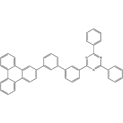 2,4-二苯基-6-[3'-(2-苯并菲基)[1,1'-联苯]-3-基]-1,3,5-三嗪 CAS 1638271-85-8 C45H29N3