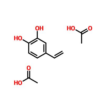 acetic acid,4-ethenylbenzene-1,2-diol[57142-64-0]C12H16O6